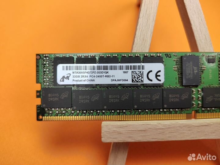 Серверная DDR4 32GB 2400 MHz ECC REG micron