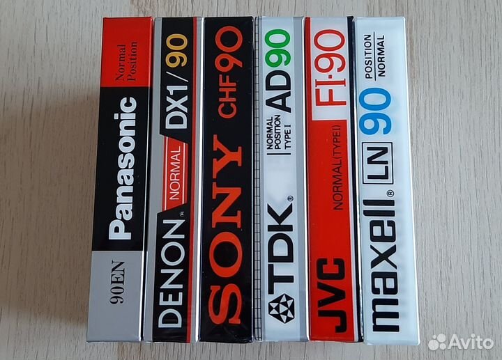 Аудио кассеты Denon sony maxell JVC TDK panasonic