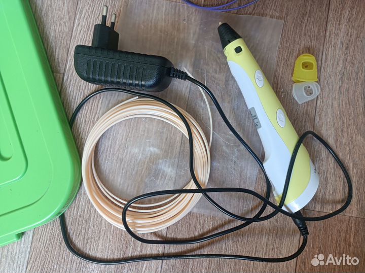 3д ручка myriwell RP-100B c 1 кг пластика