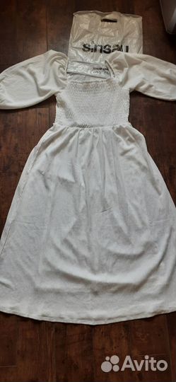 Платье сарафан белое Sinsay р 48 новое