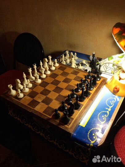 Шахматы СССР деревянные старинные