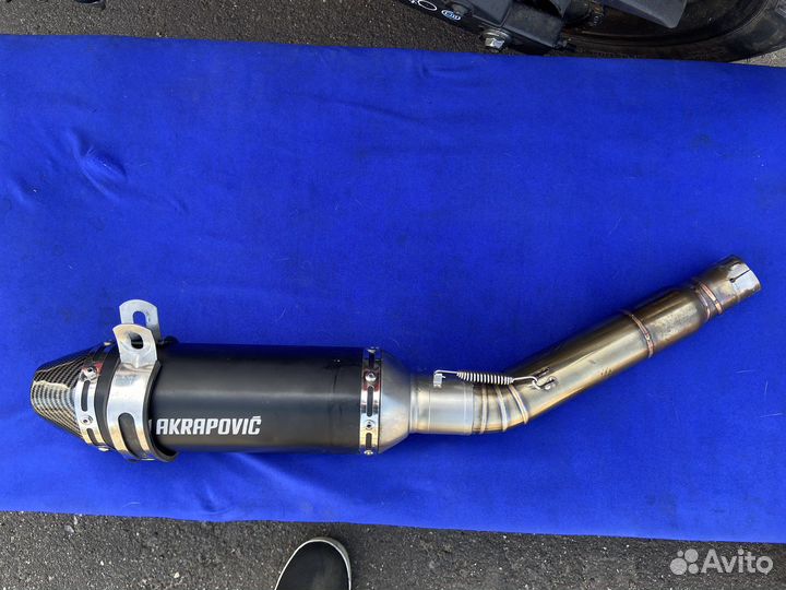 Глушитель Akrapovic на CBR 300 RA