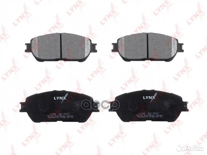 BD7537 Колодки тормозные дисковые BD-7537 lynxauto