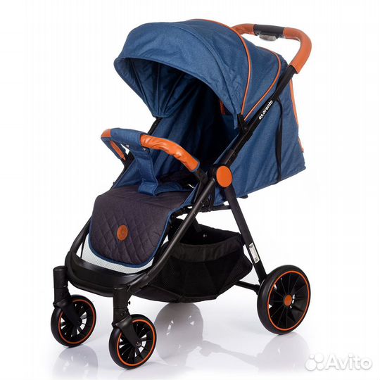 Коляска прогулочная Acarento Bellezza Jeans-Grey