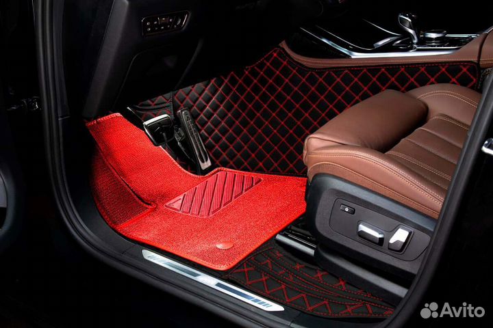 3D Коврики Lexus LS из Экокожи