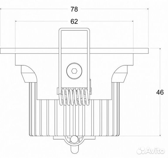 Встраиваемый светильник Deko-Light 565283