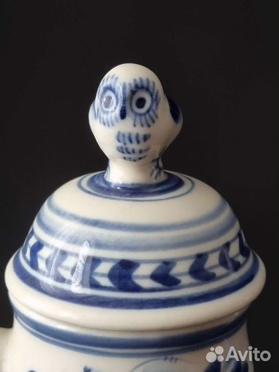 Чайник кувшин квасник Гжель СССР