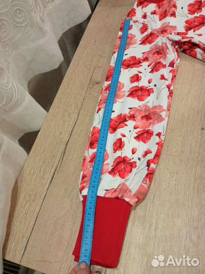 Свитшот с пышным рукавом хлопковый приталенный