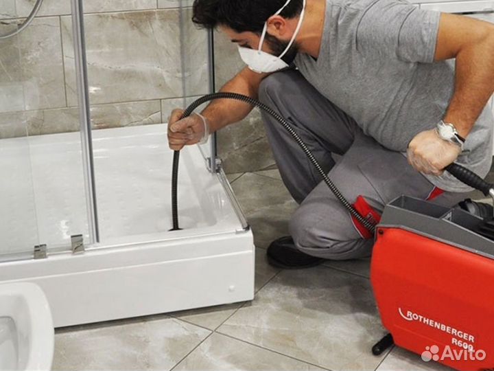 Прочистка канализации и устранение засоров