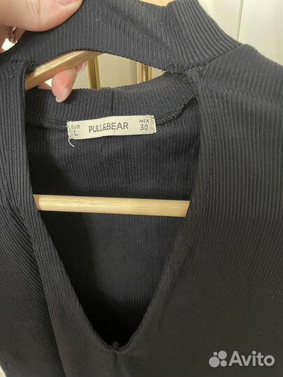 Pull bear lime love republic топ водолазка