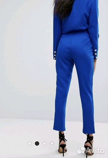 44 новый синий брючный костюм Missguided/Asos