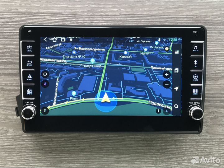 Магнитола SSangYong Actyon C100+ физические кнопки