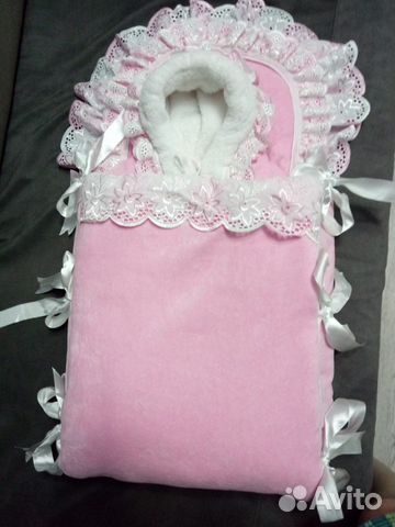 Конверт на выписку зимний для новорожденных