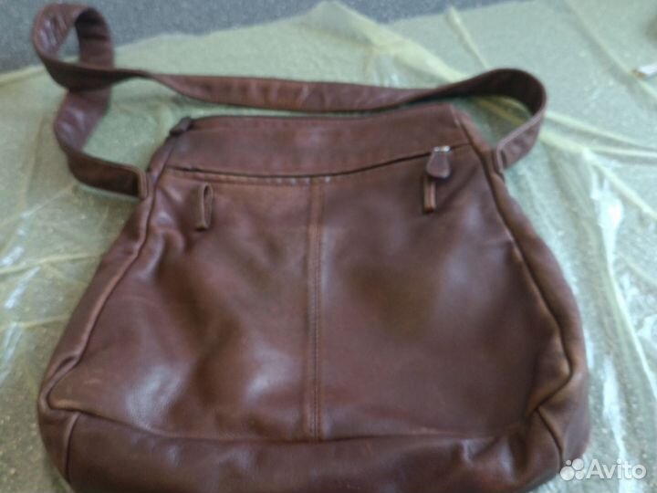 Сумка натуральная кожа 33*35