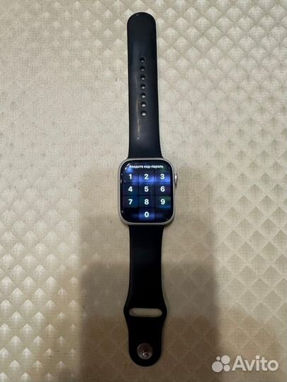 Умные часы apple watch series 9, 45 мм Silver/Blue