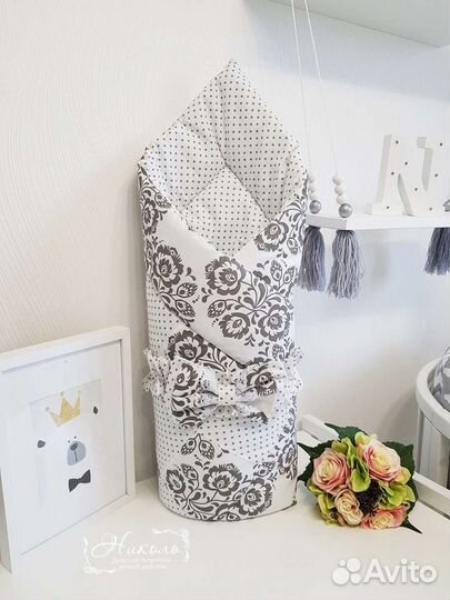 Детское одеяло конверт на выписку