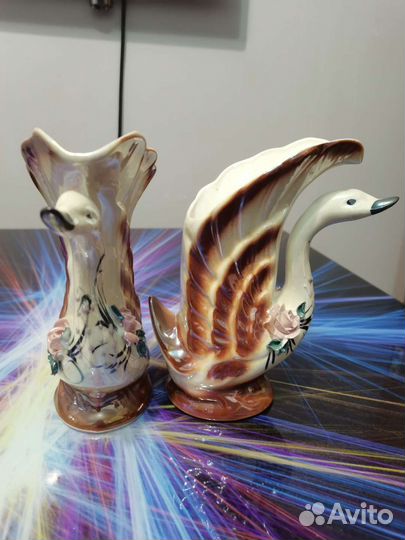 Ваза лебедь