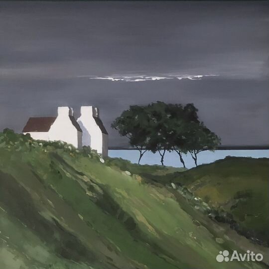 Пейзаж на холсте 50х50