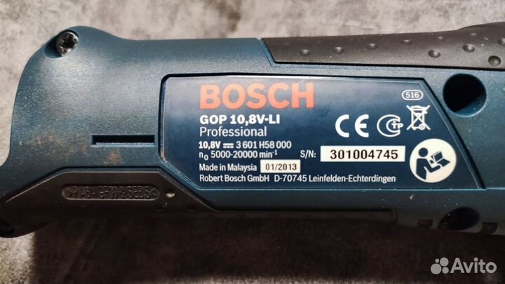 Реноватор Bosch gop 10.8v