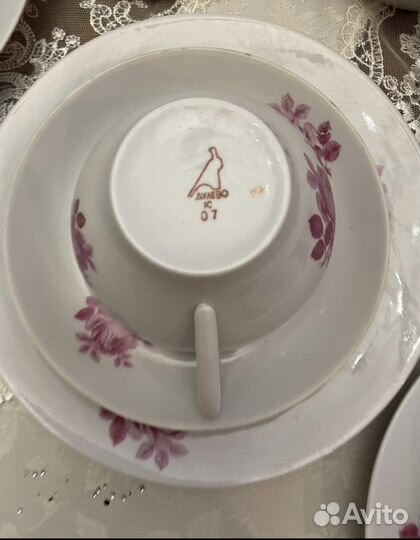 Чайный сервиз Дулево Роза