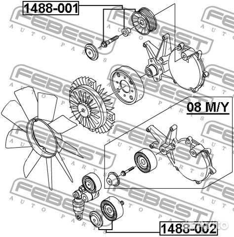 Ролик обводной