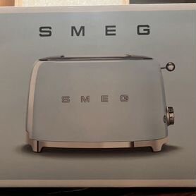 Тостер smeg мятного цвета на 2 слота