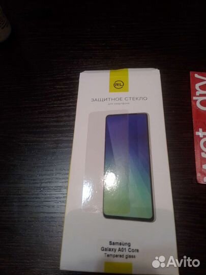 Защитное стекло на Samsung galaxy A01 Core