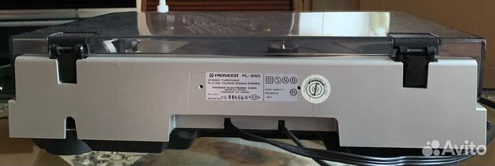 Проигрыватель виниловых пластинок pioneer PL-340