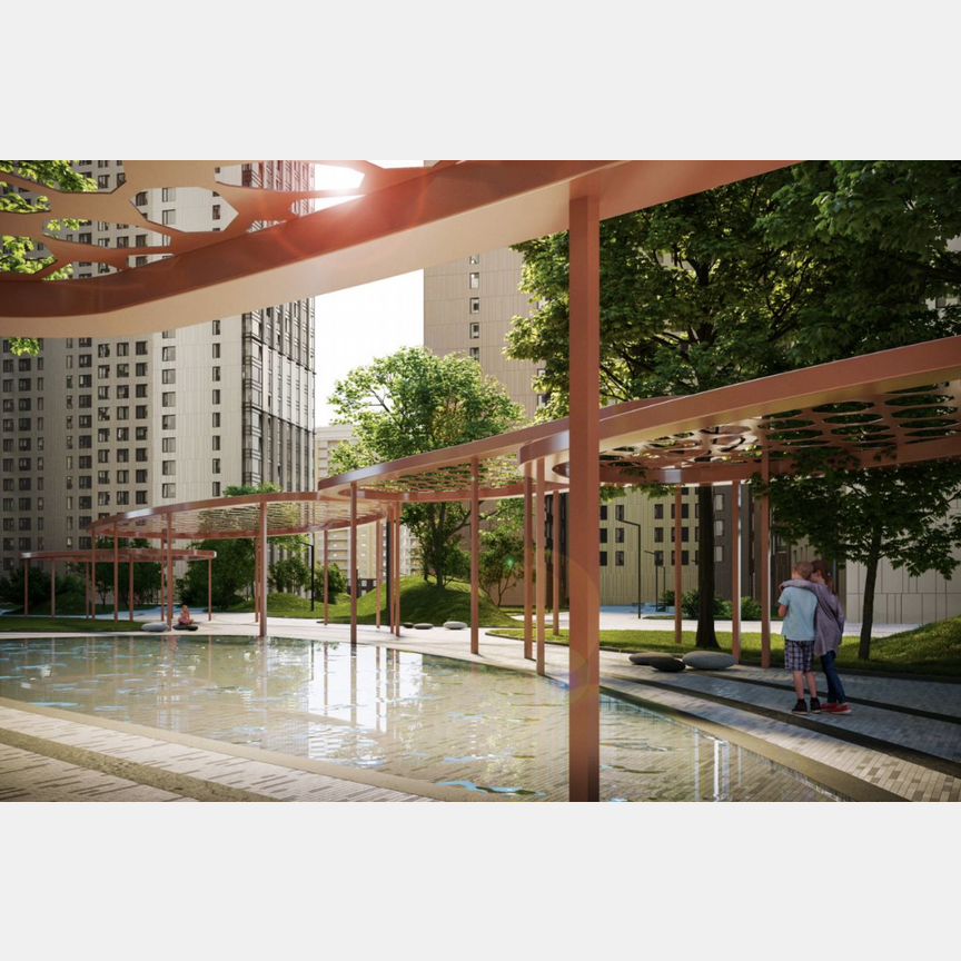 2-к. квартира, 69,6 м², 12/43 эт.