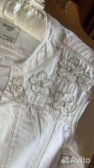 Джинсовый костюм для девочки 122