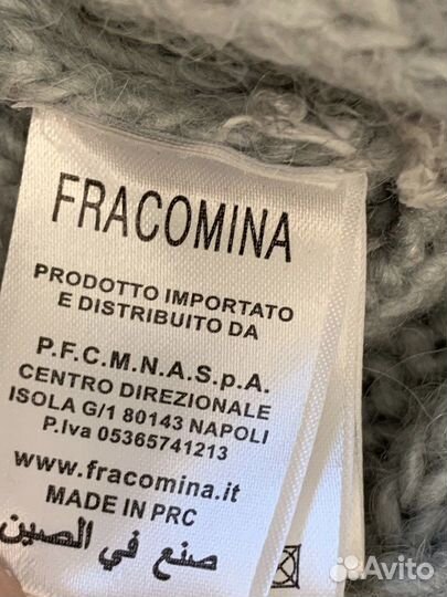 Итальянские вязанные свитера с узорами Fracomina