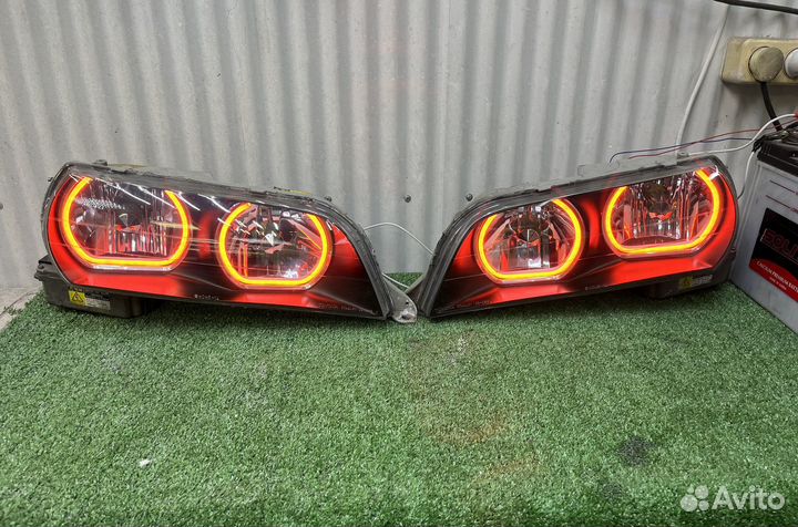 Фары Toyota Chaser jzx 100 дьвольские глазки