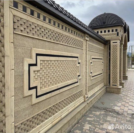 Облицовка дагестанским камнем