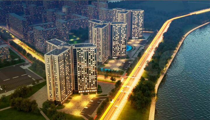 2-к. квартира, 66,9 м², 2/25 эт.