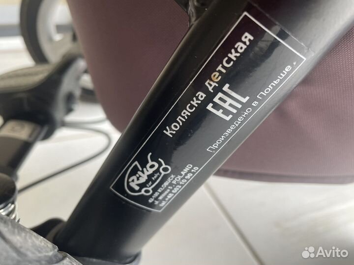 Коляска riko bruno 2 в 1