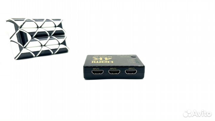 Hdmi switcher-свитчер 3*1 4k переключатель