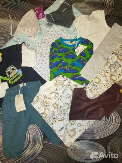 Одежда новорожденному новая пакетом Бренды+ Россия