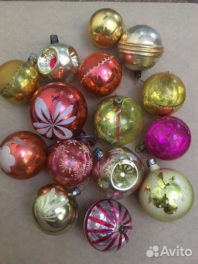 Елочные игрушки СССР