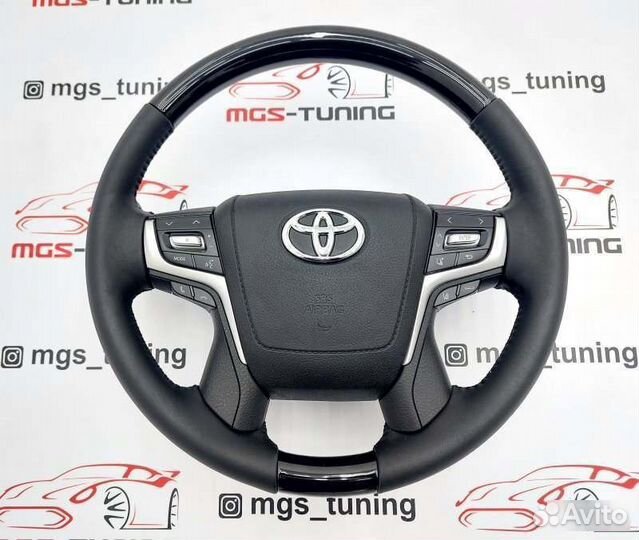 Руль Land Cruiser 200 07-15 стиль рестайлинг 2016+