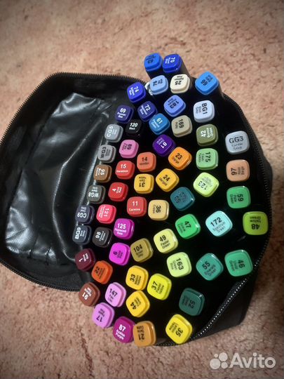 Художественные маркеры 60 шт