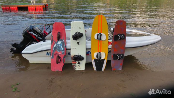 Вейкборд, кайтборд, водные лыжи, прокат и обучение