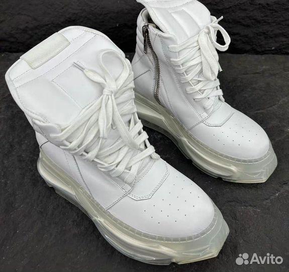 Rick Owens Geobasket Abstract Boots