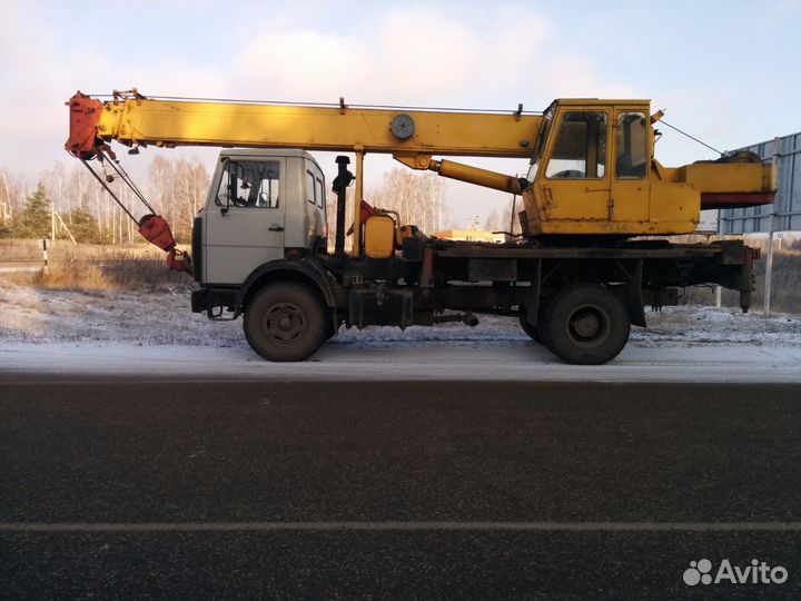 Аренда и услуги автокрана, 16 т, 18 м, с гуськом 7 м