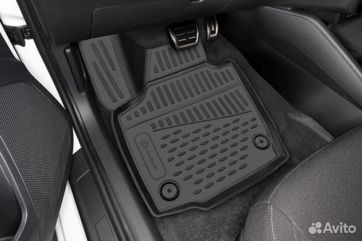 Коврики 3D в салон подходят для KIA Carnival (III), 2014-2021, VAN, 4 шт. (полиуретан) / Киа Карнива