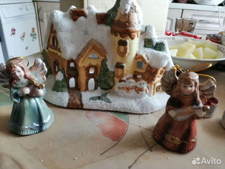 Декор для дома новогодний домик и др