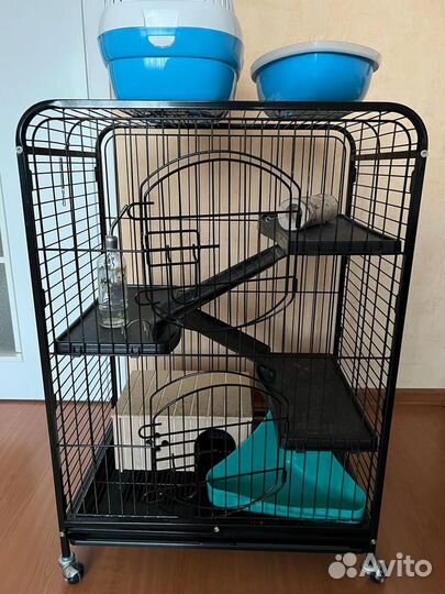 Клетка для грызунов шиншилл дегу хорька переноска