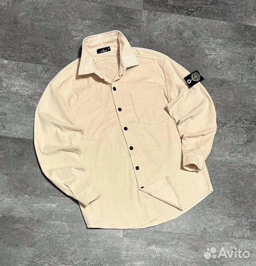 Рубашка Stone island вельвет 50,52,54 размеры