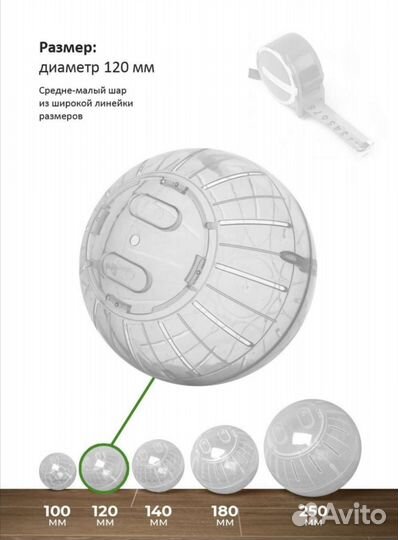 Прогулочный шар для грызунов