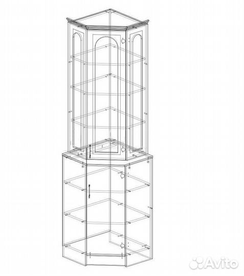 Буфет угловой