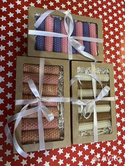 Свечи ароматные, подарочный набор свечей